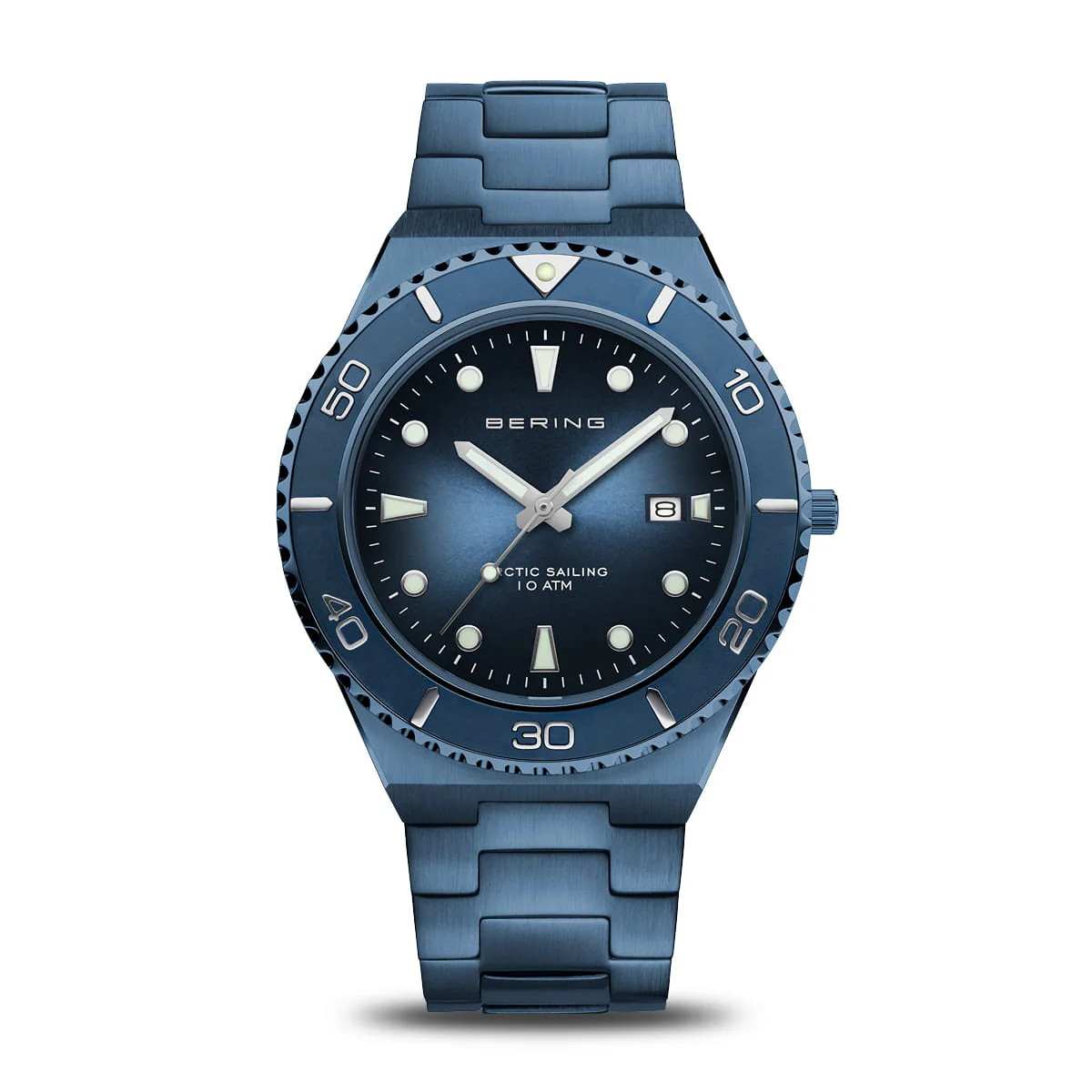Bering Men's Artic Sailing Sports Watch in Blue 18940-797