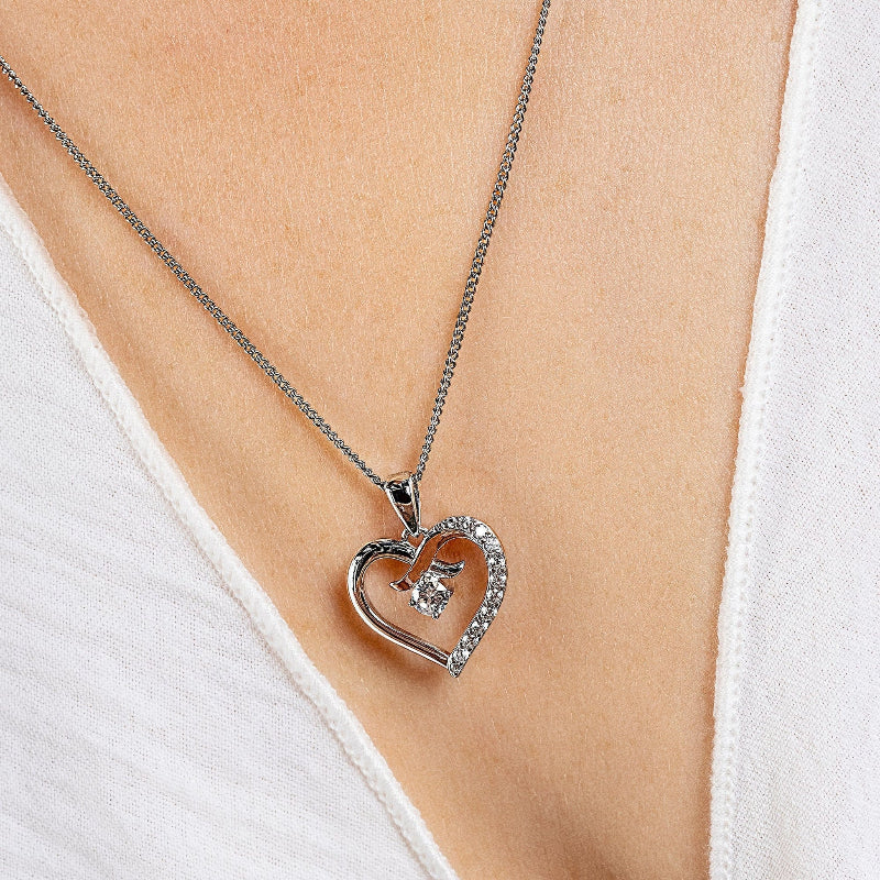 Clogau® Forever Yours Sterling Silver Kiss Pendant with Zircon - Image 2