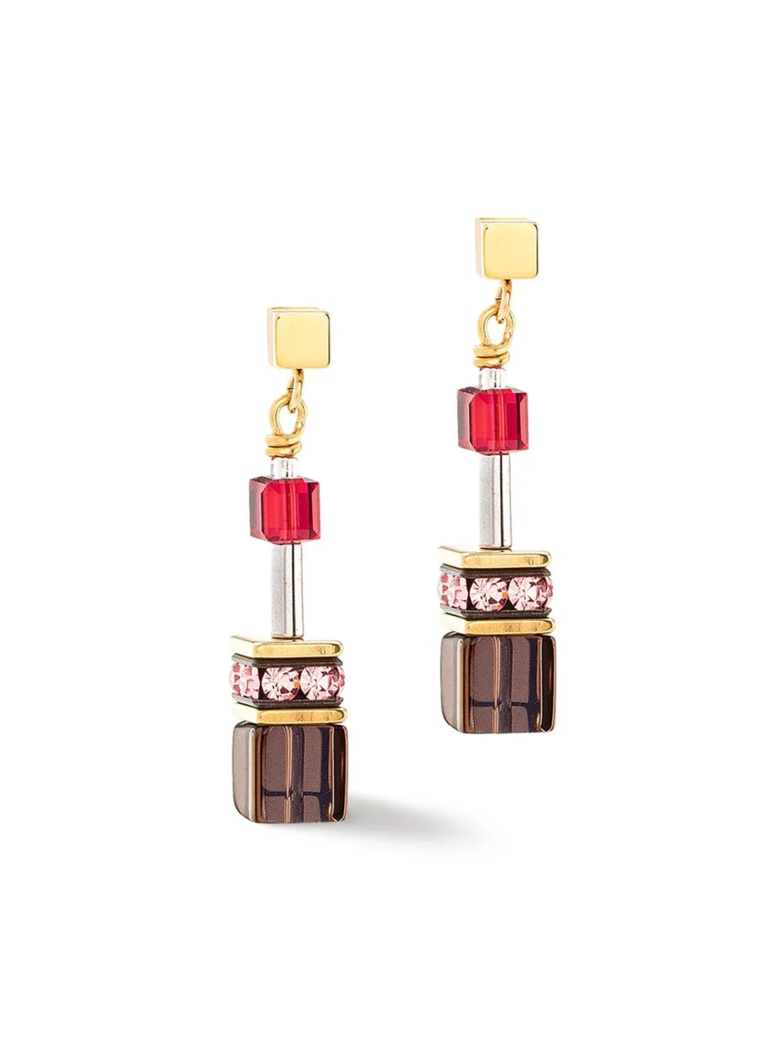 Coeur de Lion Iconic Precious Earrings in Multicolour Energy 4905/21-1592