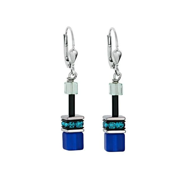 Coeur de Lion Blue-Green Earrings 2838/20-0705
