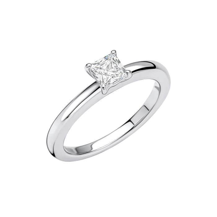 Diamonfire Princess Cut Zirconia Solitaire Ring - Image 2