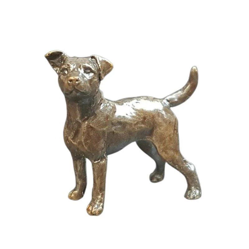 Solid Bronze Jack Russell Sculpture