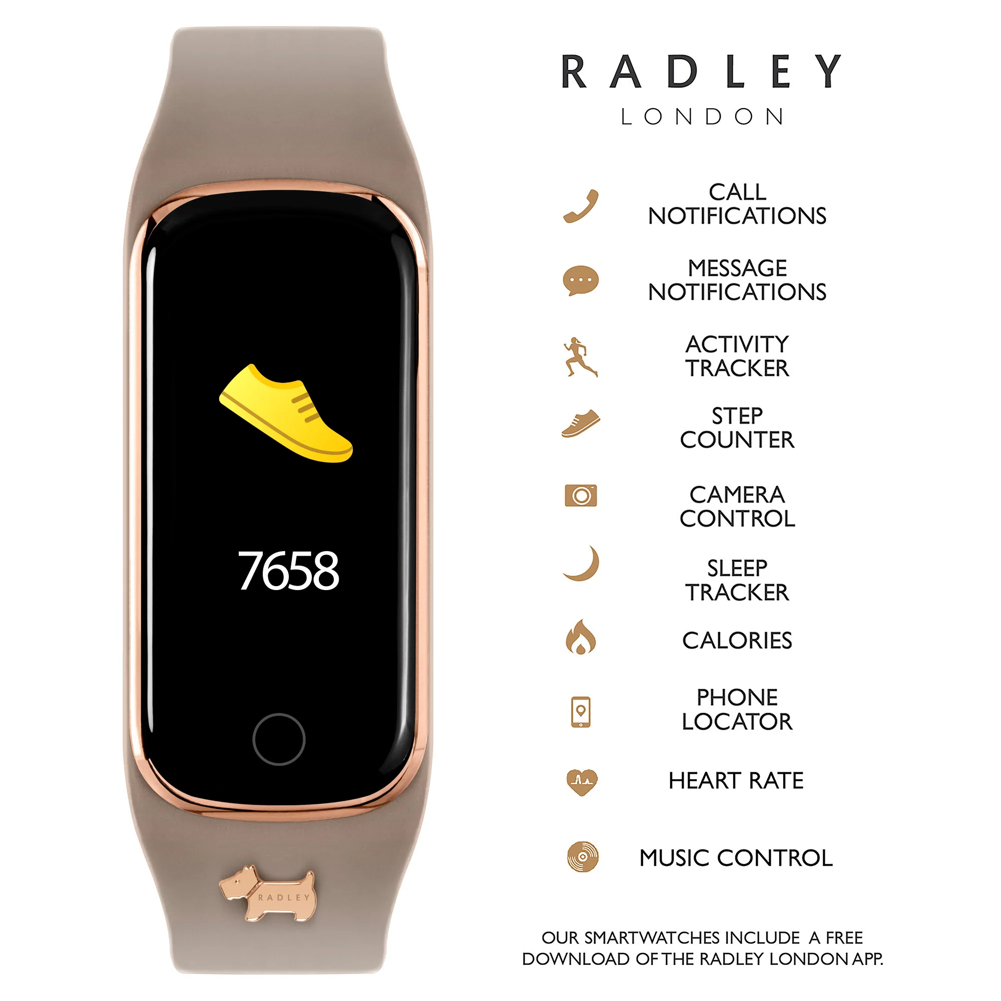 RADLEY Ladies Series 8 Marsupial Silicone Strap Watch RYS08-2114 - Image 3