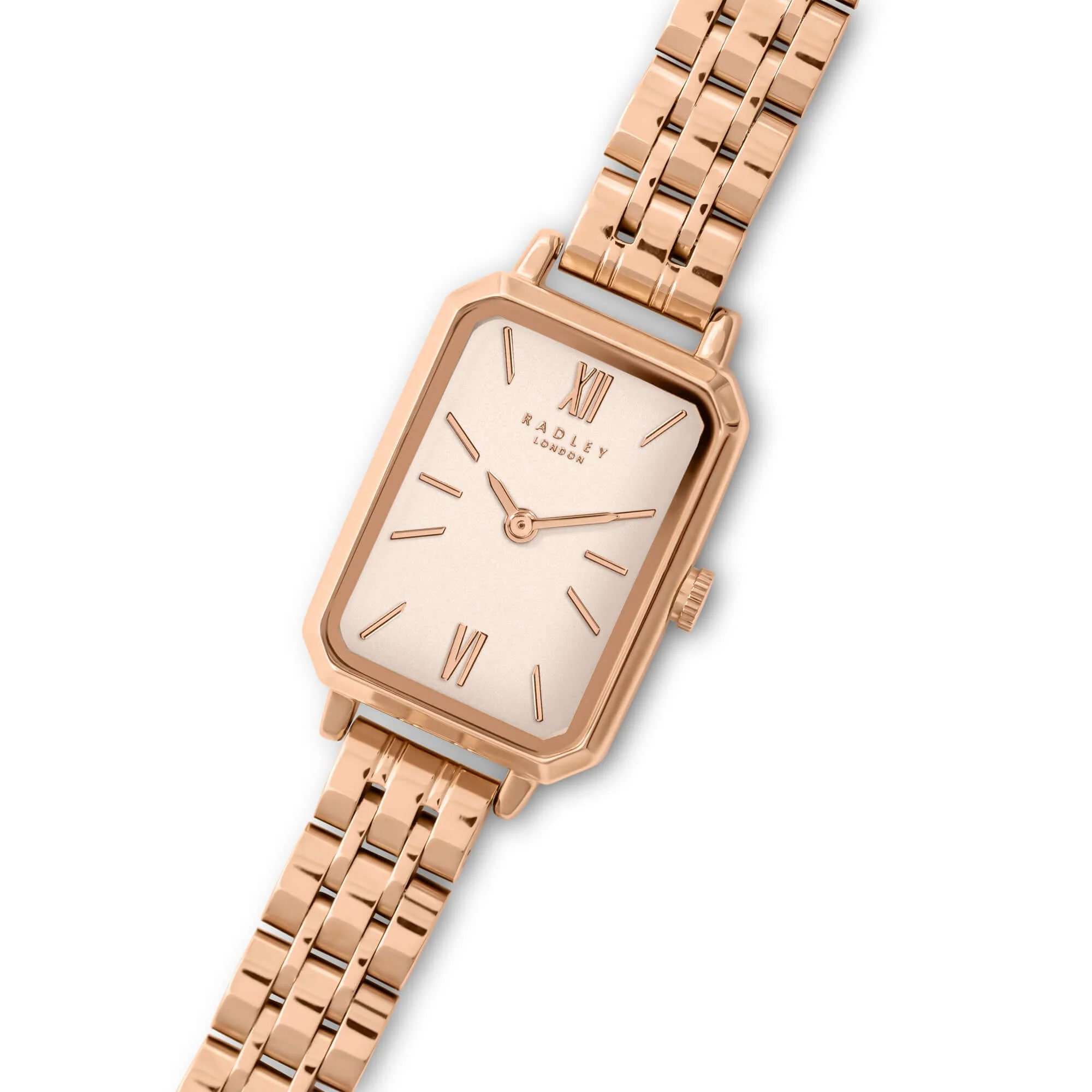 Radley Rose Gold Watch with Rectangular Dial - Image 2