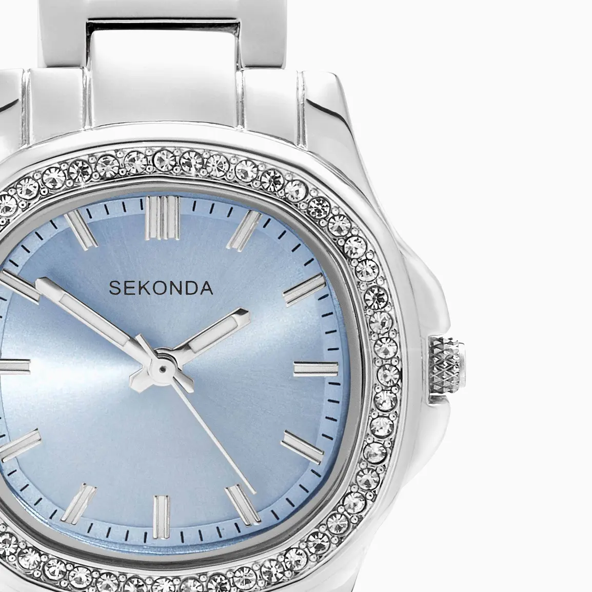 Sekonda Octaire Ladies Watch in Blue with Crystals (40720) - Image 2